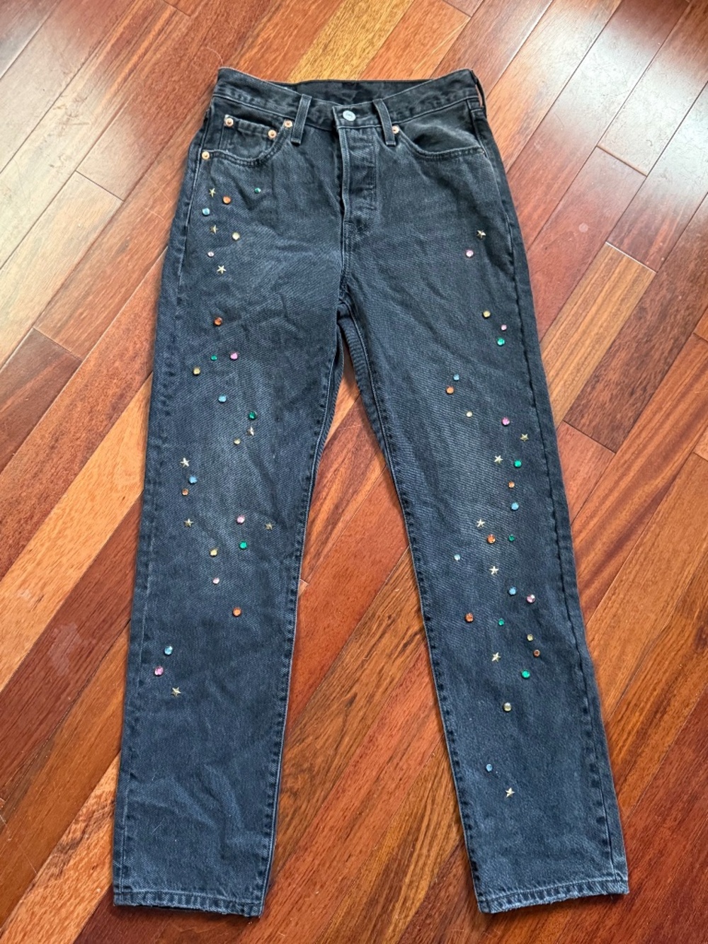 Levisn 501 Studded Womens Jeans